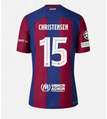 Barcelona Andreas Christensen #15 Hemmatröja 2023-24 Kortärmad